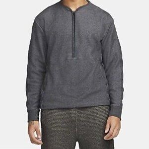 Nike Yoga Dri-FIT 1/2-Zip Training Crew Sweatshirt Sz L
